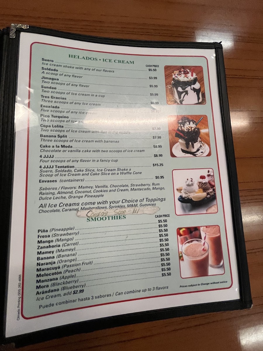 Menu 4Jjjj Pizzeria Ice Cream-10