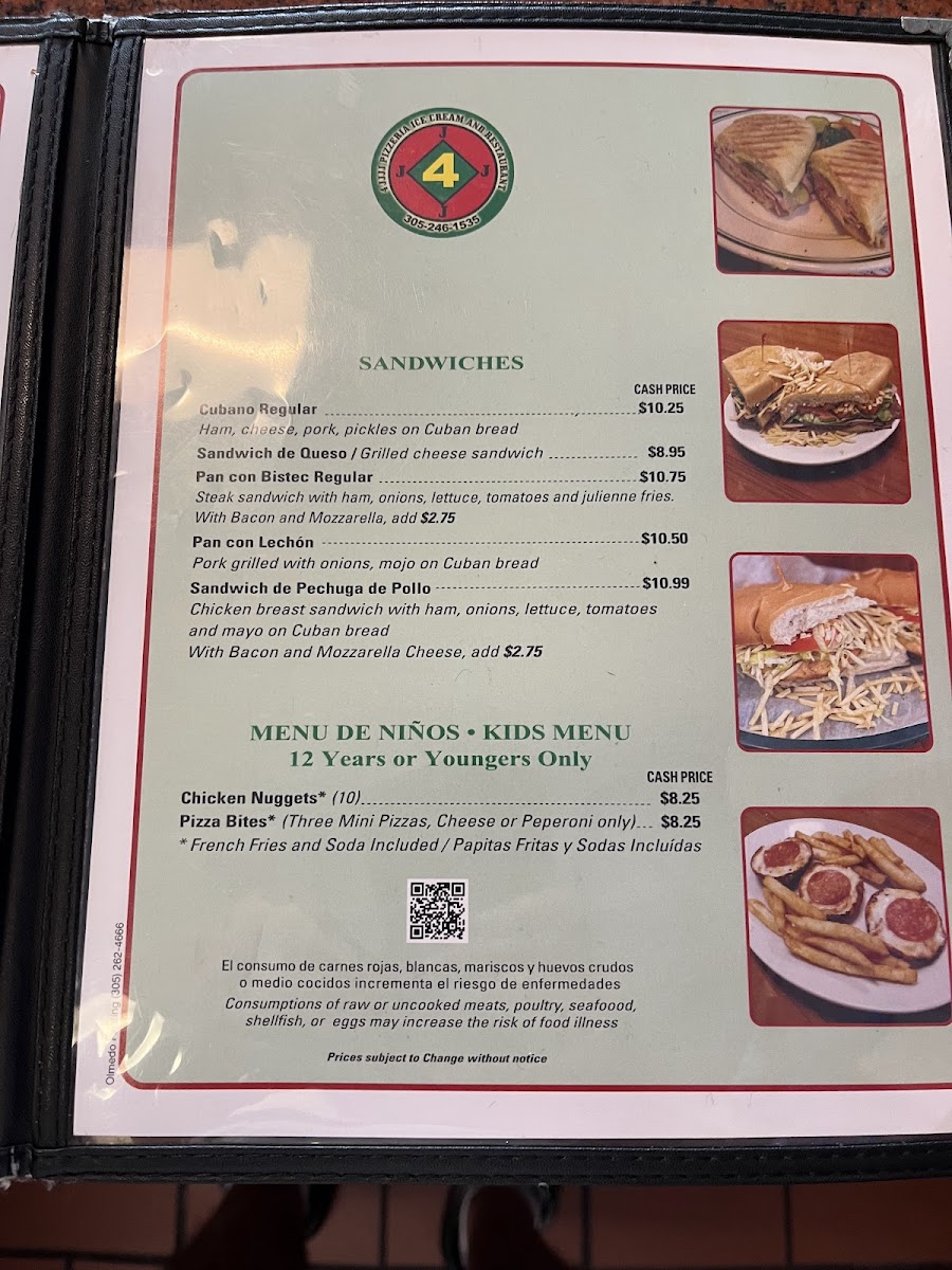 Menu 4Jjjj Pizzeria Ice Cream-3