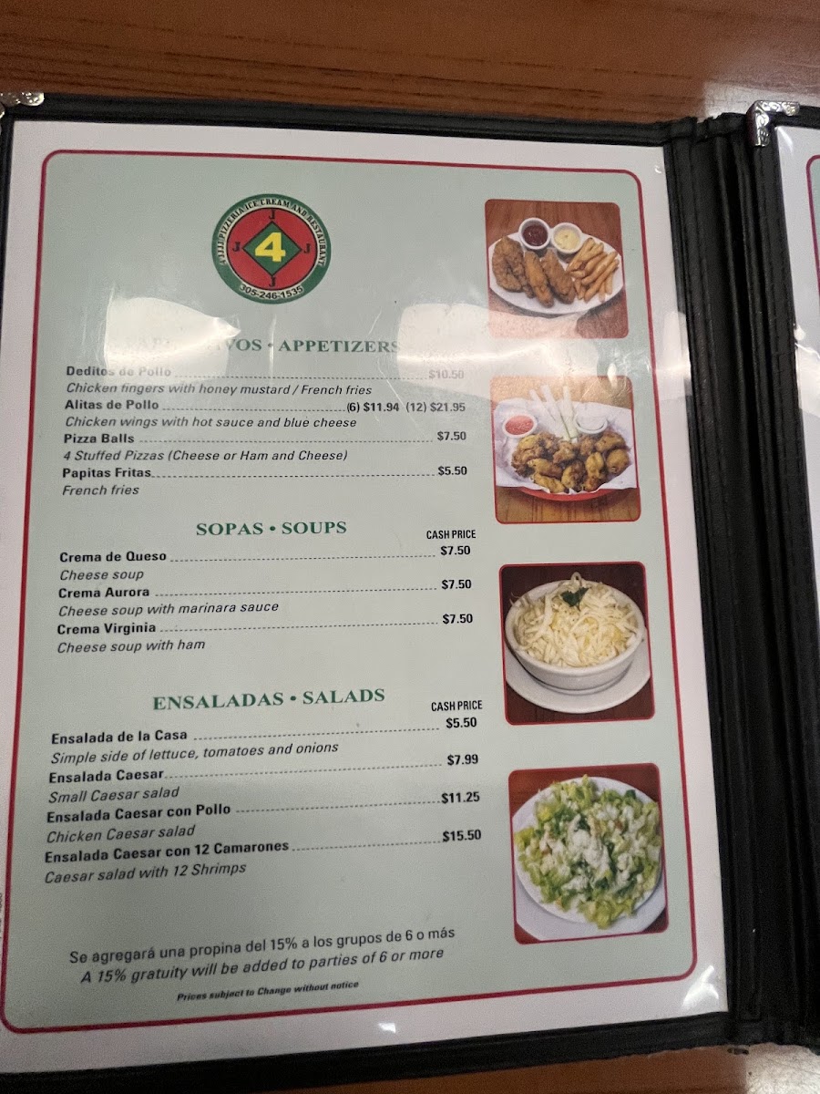 Menu 4Jjjj Pizzeria Ice Cream-6